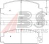 MAZDA 124349230A Brake Pad Set, disc brake